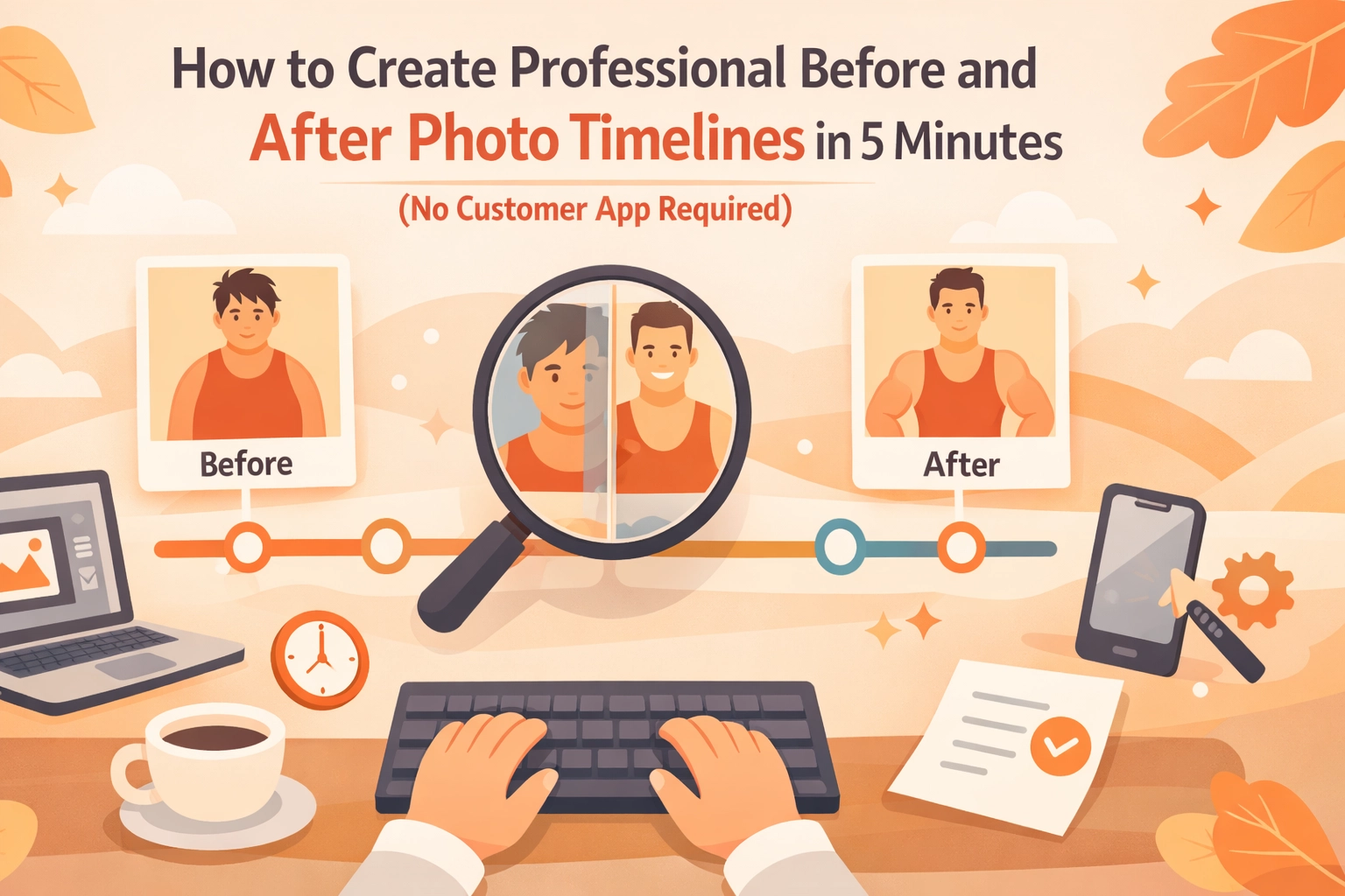 How to Create Professional Before and After Photo Timelines in 5 Minutes (No Customer App Required)