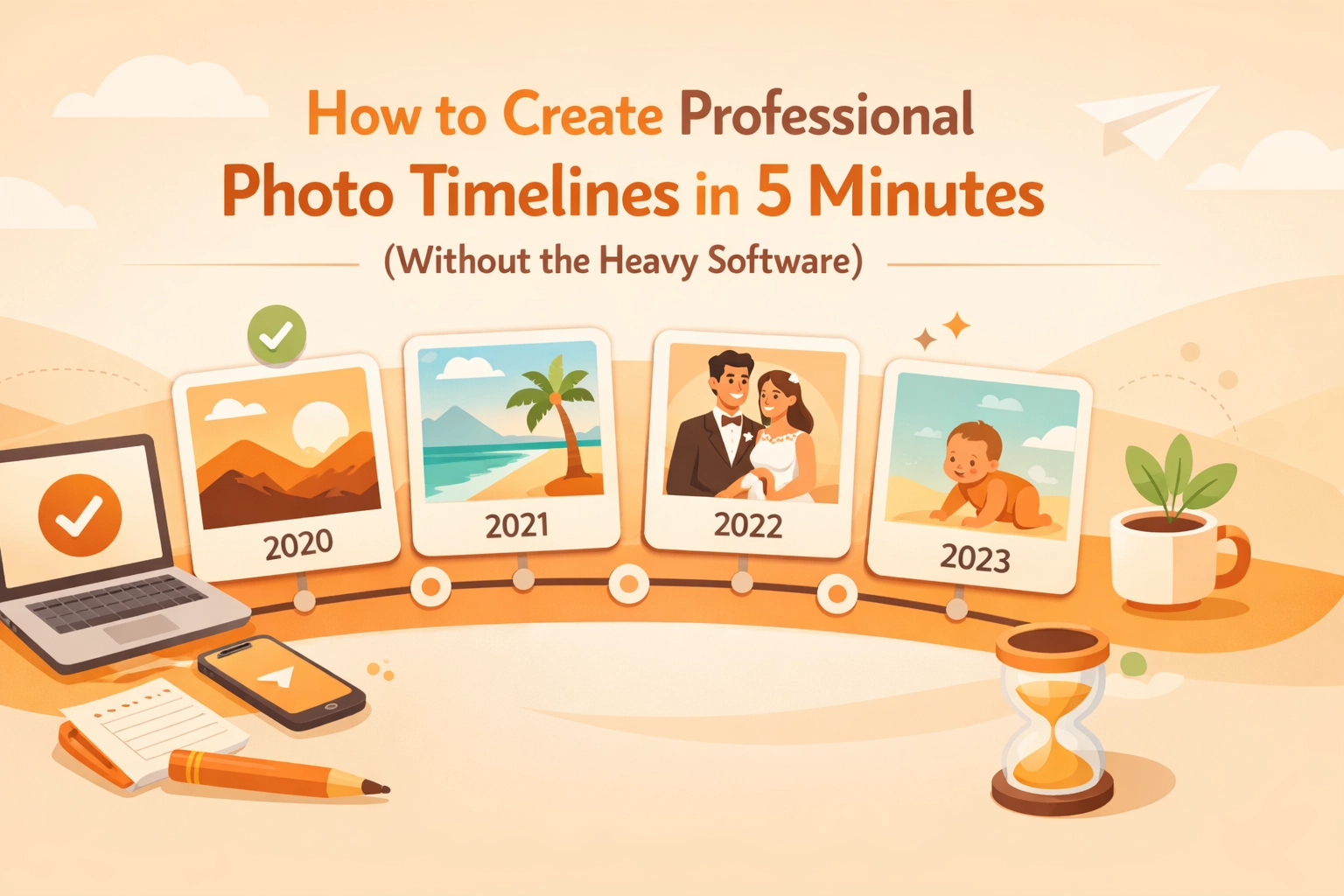 How to Create Professional Photo Timelines in 5 Minutes (Without the Heavy Software)