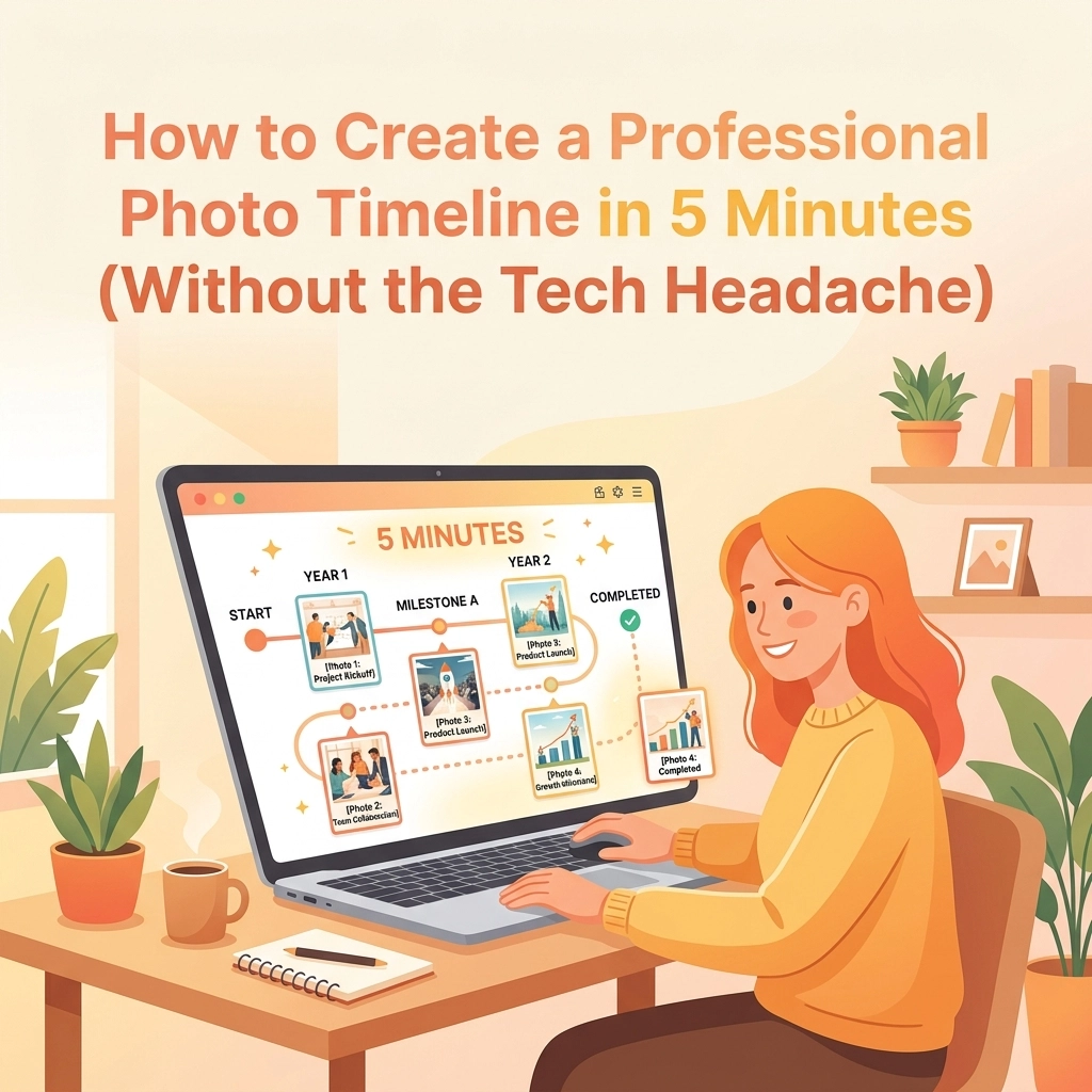 How to Create a Professional Photo Timeline in 5 Minutes (Without the Tech Headache)