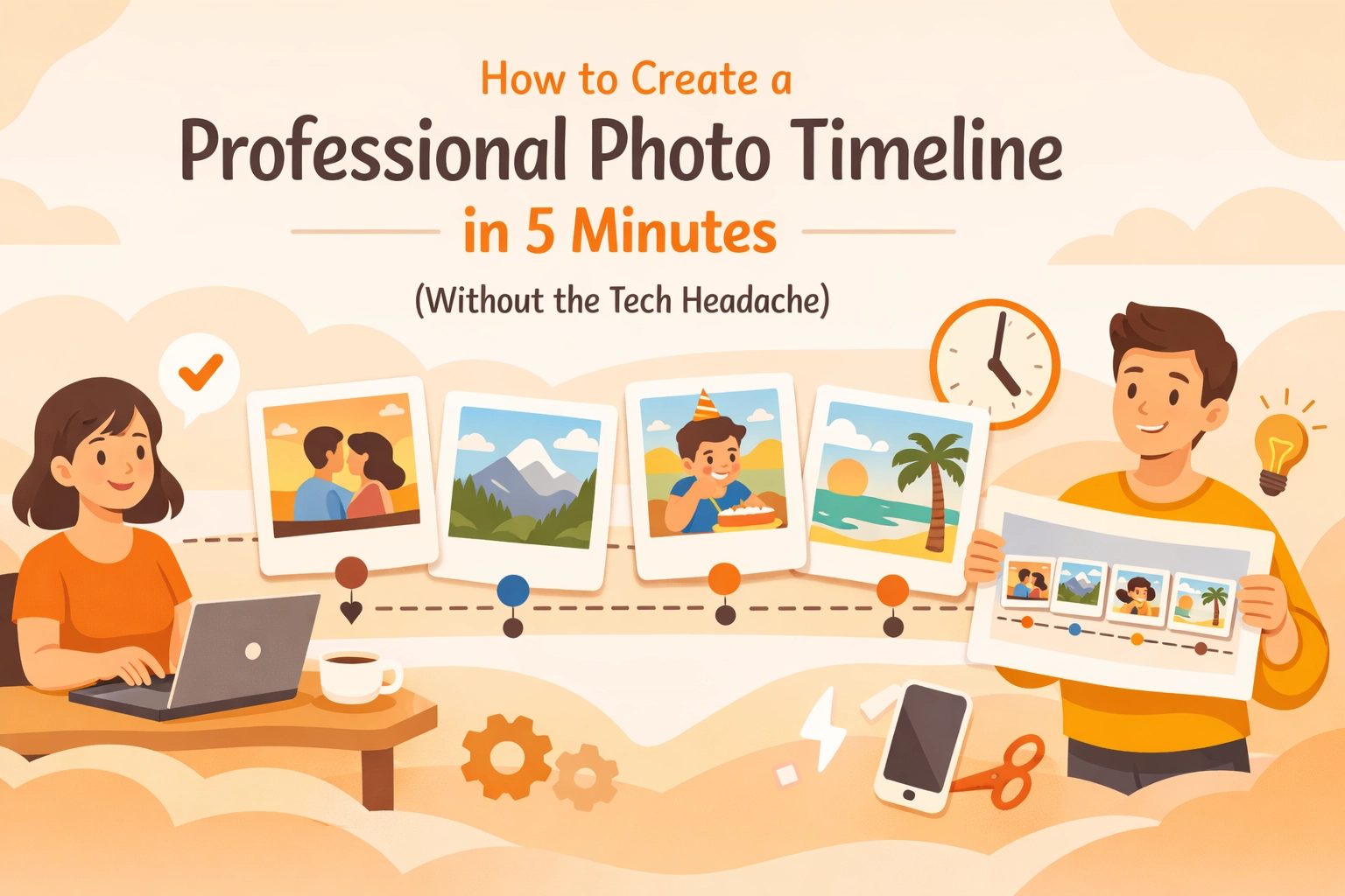 How to Create a Professional Photo Timeline in 5 Minutes (Without the Tech Headache)