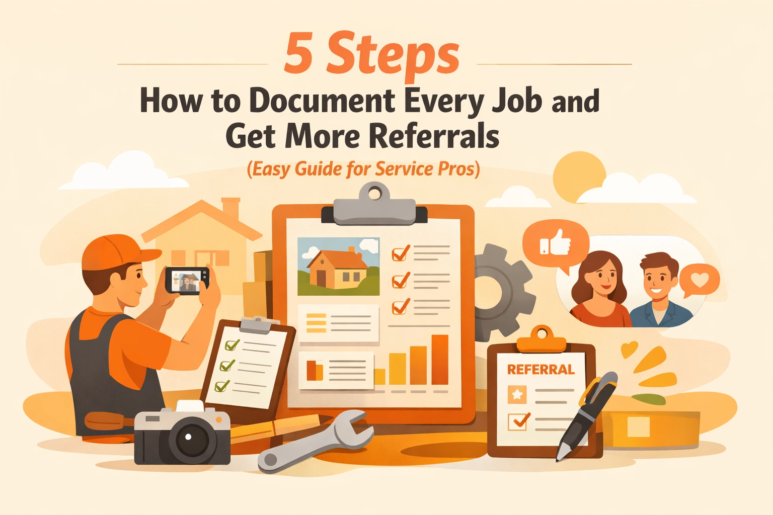 5 Steps How to Document Every Job and Get More Referrals (Easy Guide for Service Pros)