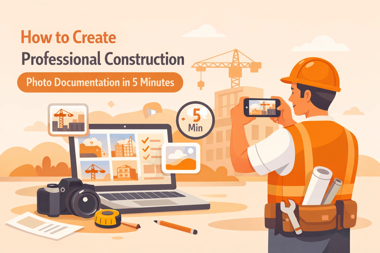 How to Create Professional Construction Photo Documentation in 5 Minutes