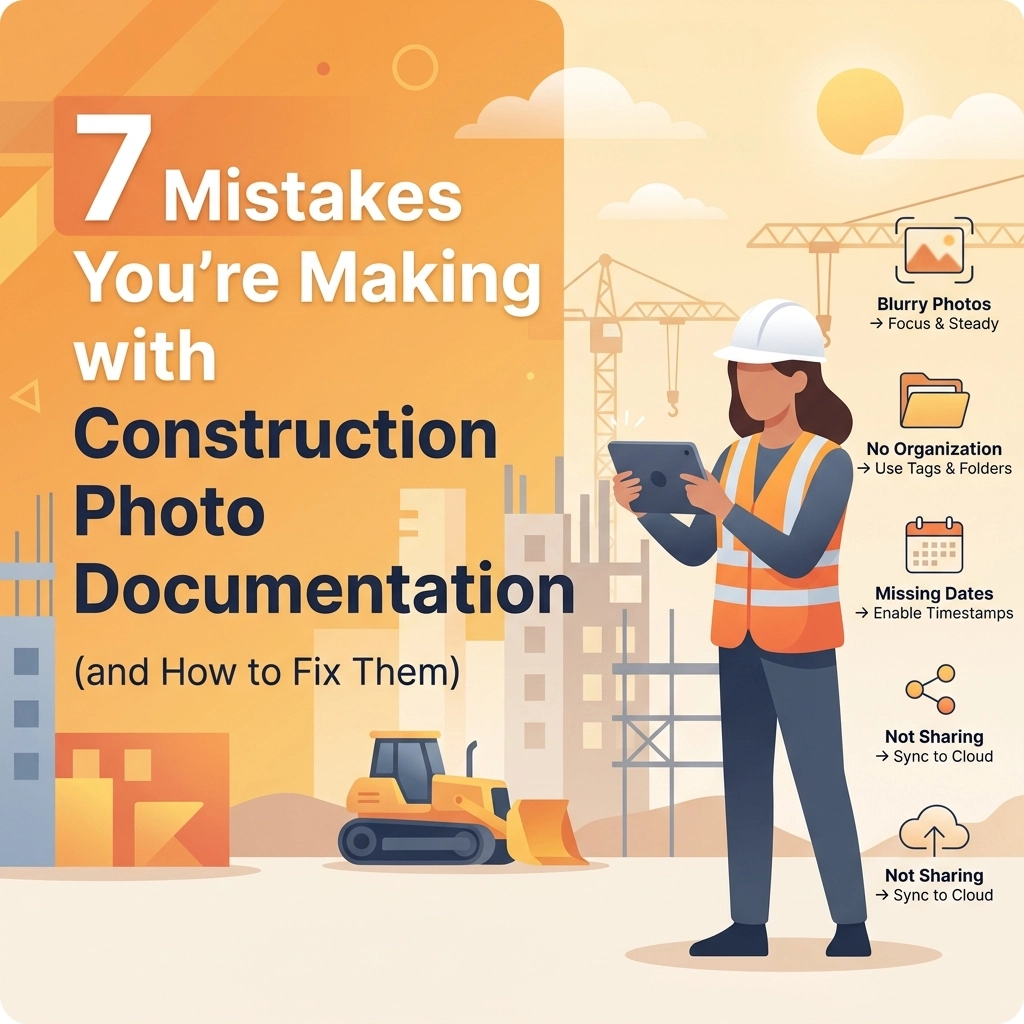 7 Mistakes You’re Making with Construction Photo Documentation (and How to Fix Them)