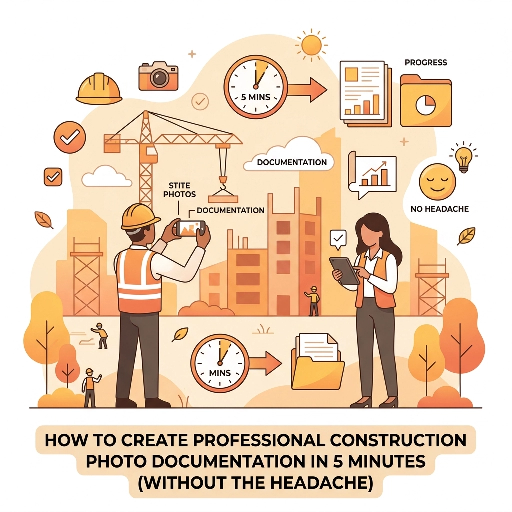 How to Create Professional Construction Photo Documentation in 5 Minutes (Without the Headache)