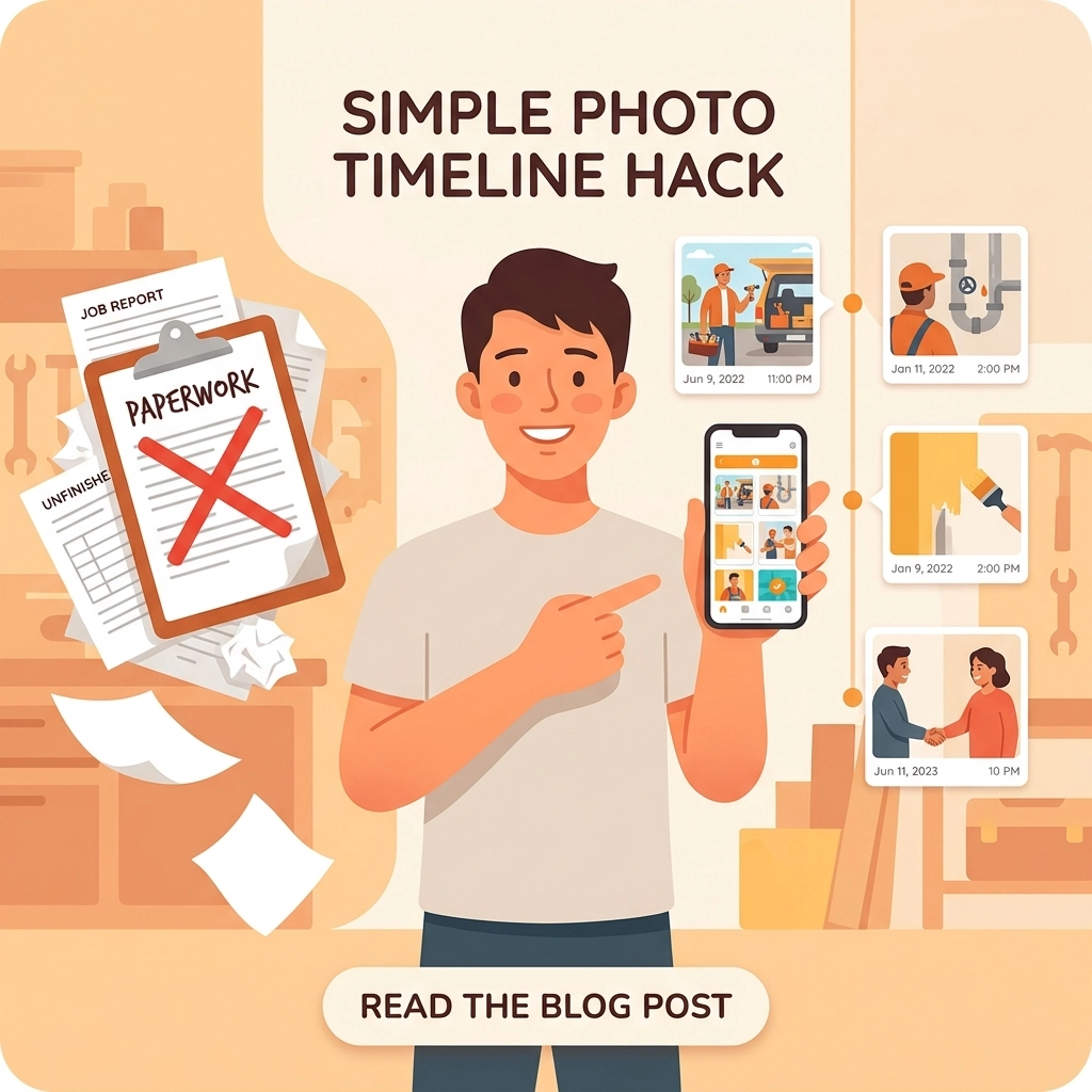 Stop Wasting Time on Complicated Job Paperwork: Try This Simple Photo Timeline Hack