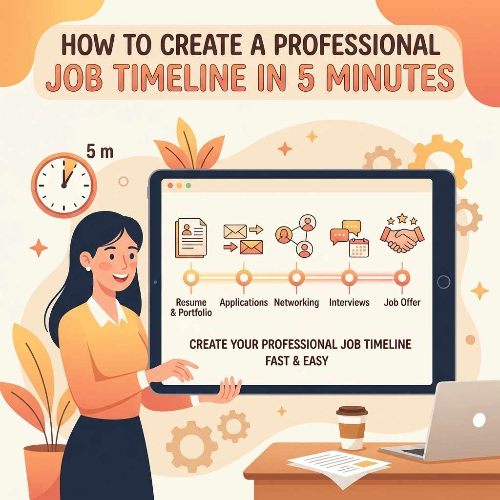 How to Create a Professional Job Timeline in 5 Minutes (No Tech Skills Required)