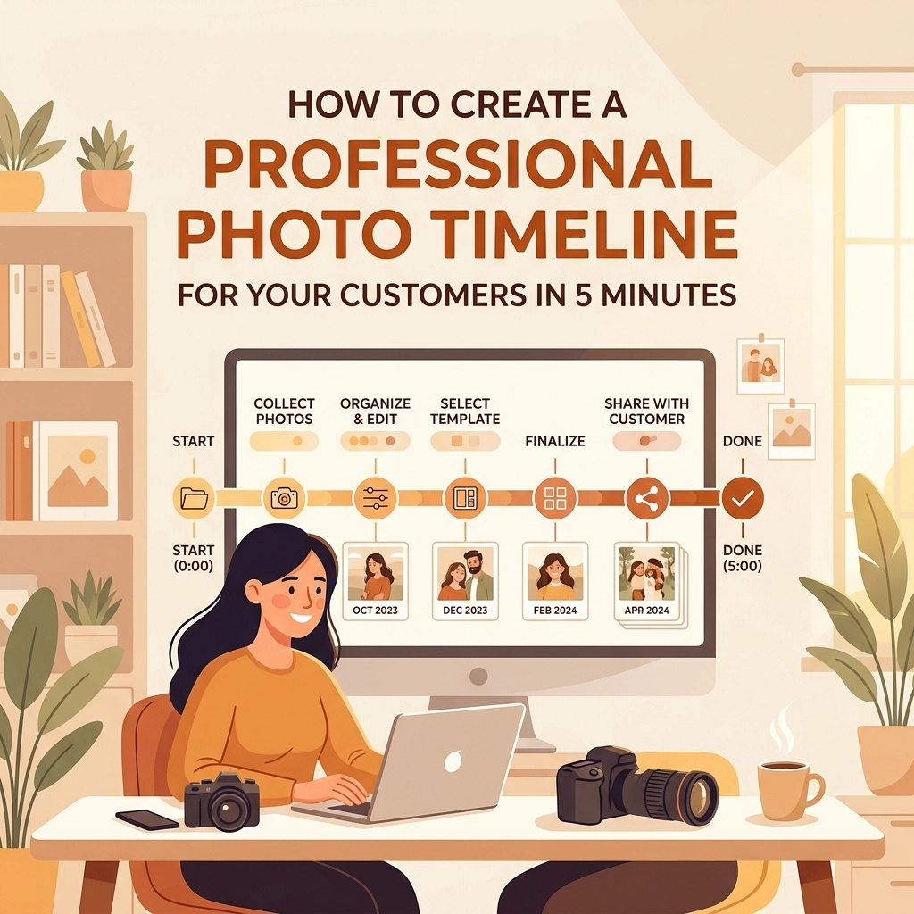 How to Create a Professional Photo Timeline for Your Customers in 5 Minutes