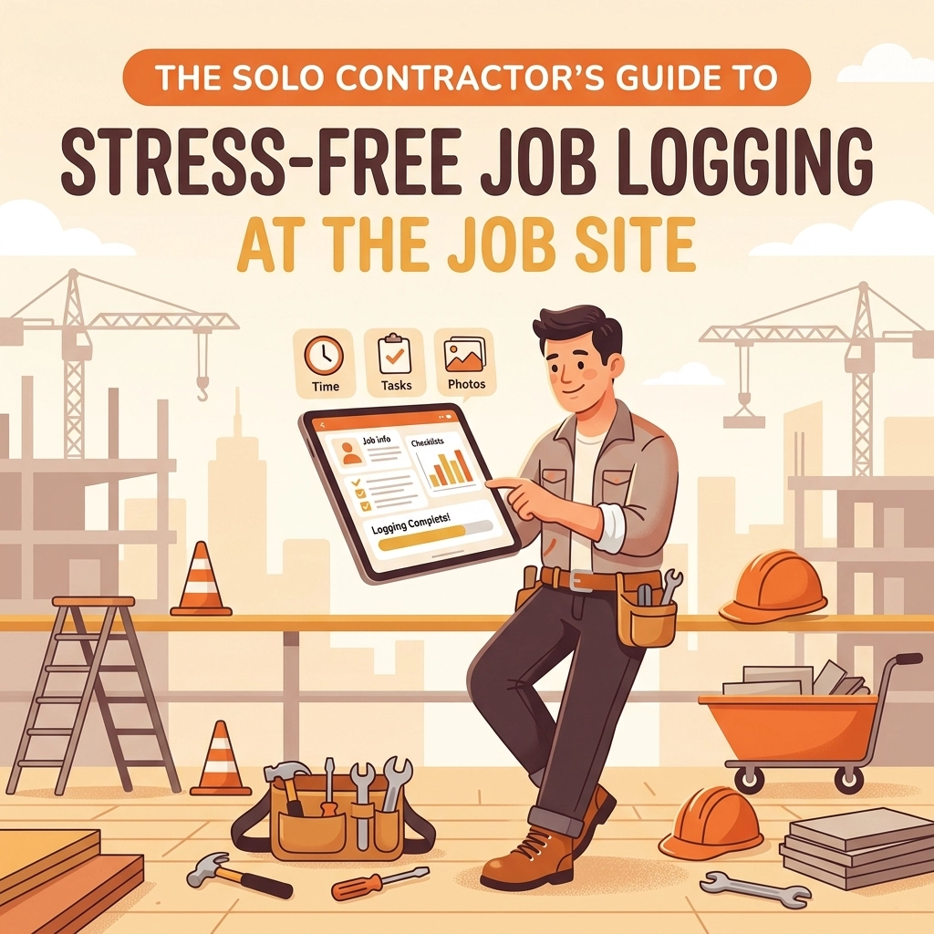 The Solo Contractor’s Guide to Stress-Free Job Logging at the Job Site