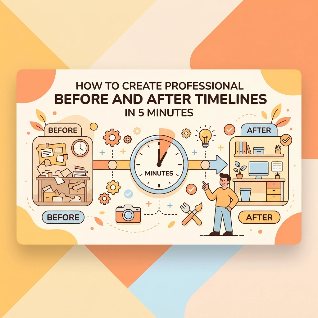 How to Create Professional Before and After Timelines in 5 Minutes