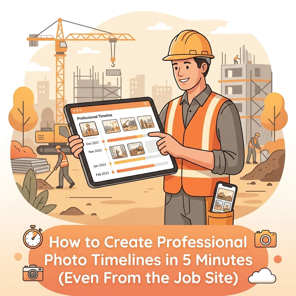 How to Create Professional Photo Timelines in 5 Minutes (Even From the Job Site)
