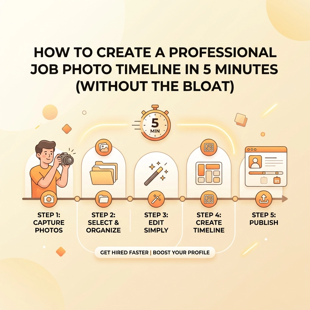 How to Create a Professional Job Photo Timeline in 5 Minutes (Without the Bloat)